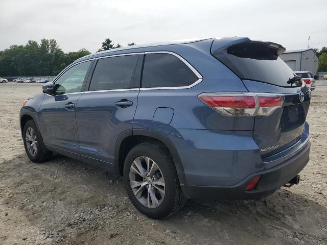 5TDJKRFH3FS122499 - 2015 TOYOTA HIGHLANDER XLE Mavi foto 2