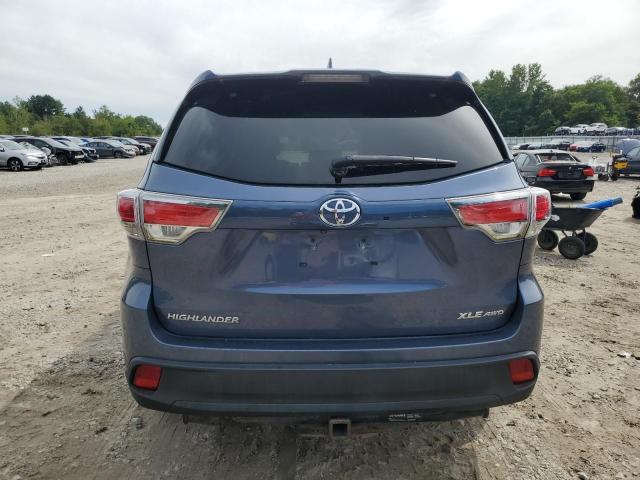 5TDJKRFH3FS122499 - 2015 TOYOTA HIGHLANDER XLE Mavi foto 6