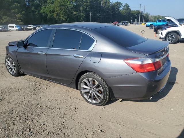 1HGCR2F50DA269392 - 2013 HONDA ACCORD SPORT GRAY photo 2