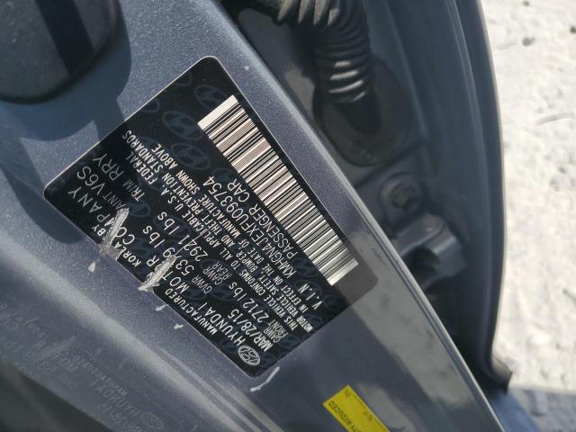 KMHGN4JEXFU093754 - 2015 HYUNDAI GENESIS 3.8L GRAY photo 13