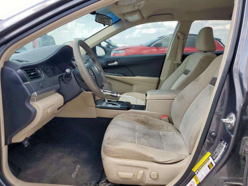 4T4BF1FK4DR324039 - 2013 TOYOTA CAMRY L GRAY photo 7