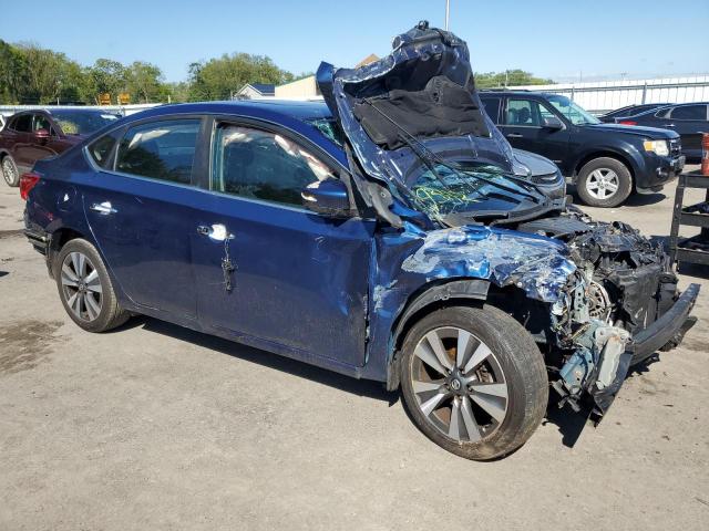 3N1AB7AP8KY271466 - 2019 NISSAN SENTRA S BLUE photo 4