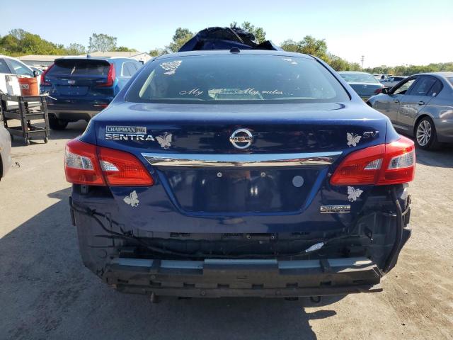 3N1AB7AP8KY271466 - 2019 NISSAN SENTRA S BLUE photo 6