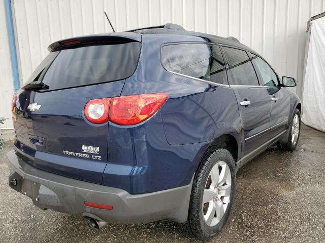 1GNKVLED0BJ206379 - 2011 CHEVROLET TRAVERSE LTZ BLUE photo 3