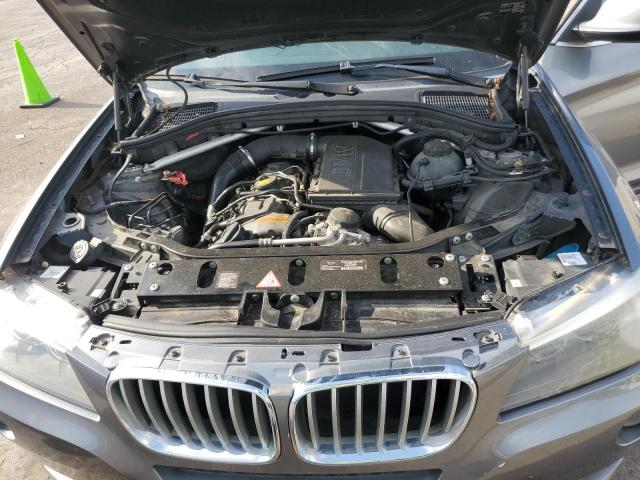 5UXWX7C53DL977867 - 2013 BMW X3 XDRIVE35I GRAY photo 12