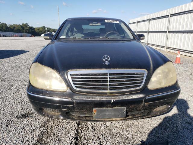 WDBNG70J22A281653 - 2002 MERCEDES-BENZ S 430 BLACK photo 5