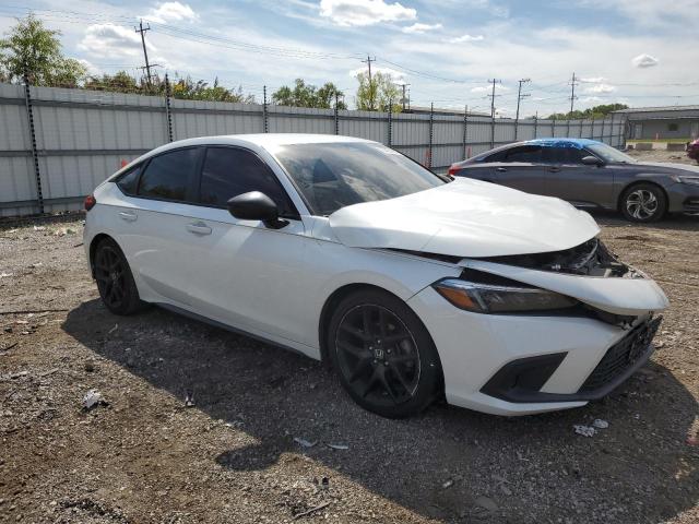 19XFL2H87NE001555 - 2022 HONDA CIVIC SPORT თეთრი ფოტო 4