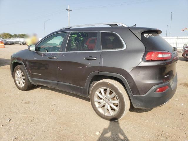 1C4PJMDB8GW186750 - 2016 JEEP CHEROKEE LIMITED GRAY photo 2