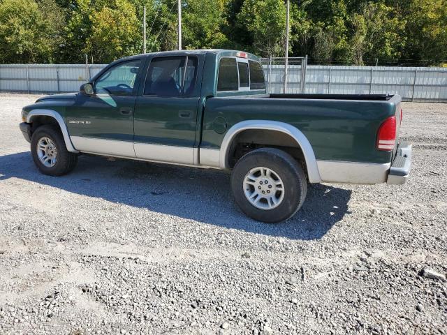 1B7HG48N22S644998 - 2002 DODGE DAKOTA QUAD SLT 绿色 照片 2