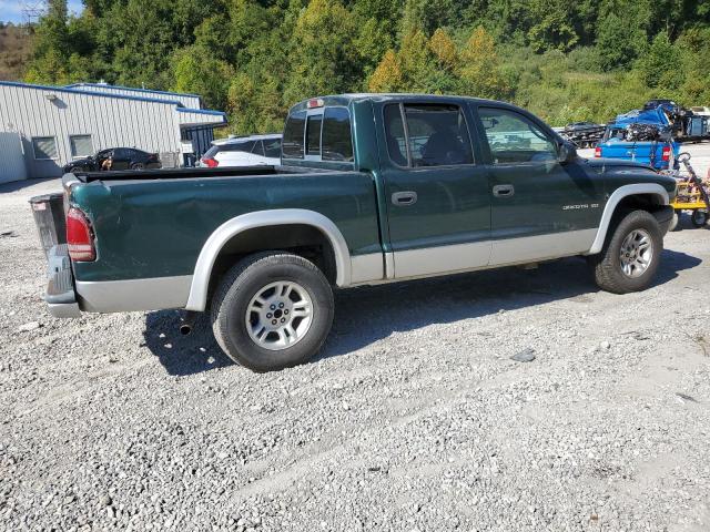 1B7HG48N22S644998 - 2002 DODGE DAKOTA QUAD SLT 绿色 照片 3