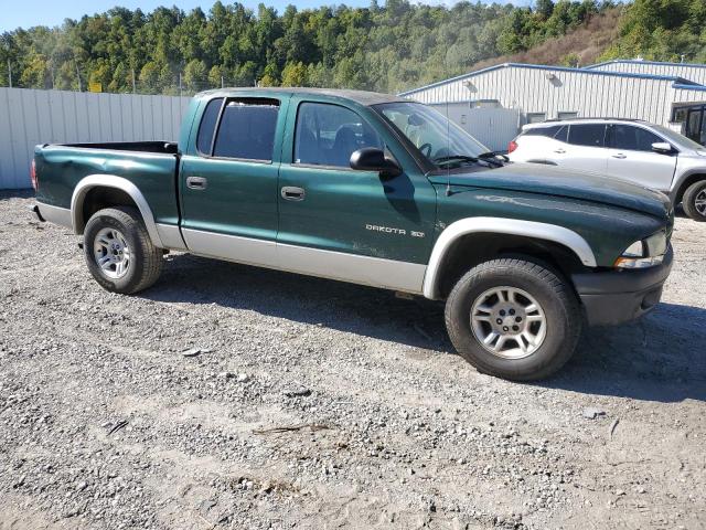 1B7HG48N22S644998 - 2002 DODGE DAKOTA QUAD SLT 绿色 照片 4