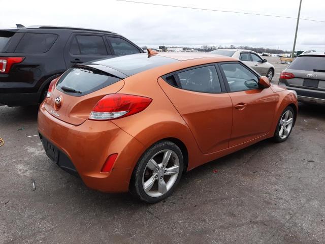 KMHTC6AD1FU236632 - 2015 HYUNDAI VELOSTER ORANGE photo 3