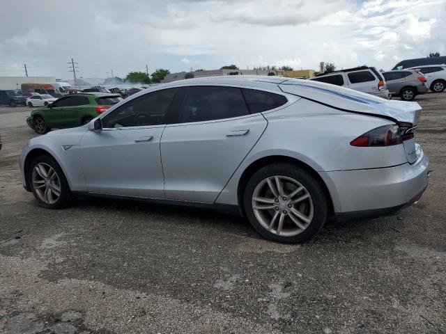5YJSA1CG8DFP14597 - 2013 TESLA MODEL S 银色 照片 2