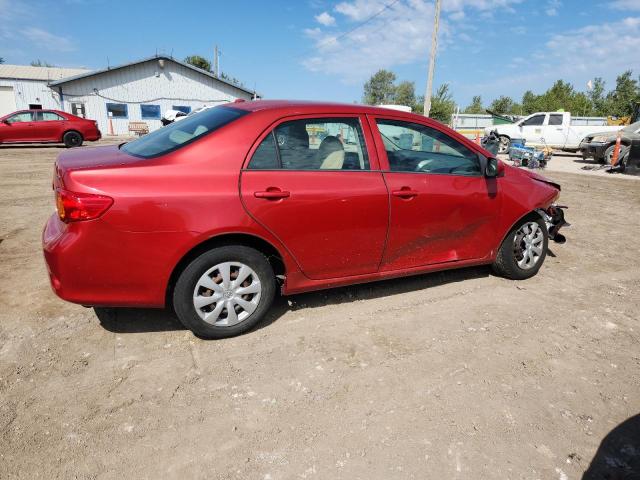 1NXBU4EE9AZ380762 - 2010 TOYOTA COROLLA BASE 红色 照片 3