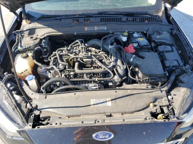 3FA6P0HD8KR196274 - 2019 FORD FUSION SE BLACK photo 11