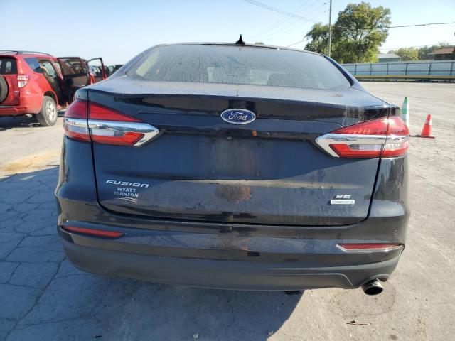 3FA6P0HD8KR196274 - 2019 FORD FUSION SE BLACK photo 6