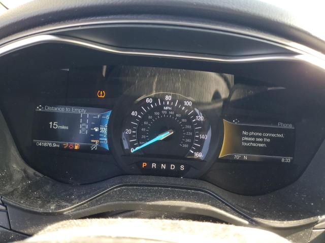 3FA6P0HD8KR196274 - 2019 FORD FUSION SE BLACK photo 9