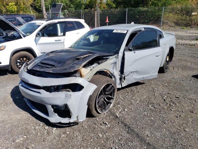 2C3CDXL95LH207265 - 2020 DODGE CHARGER SRT HELLCAT GRAY photo 1