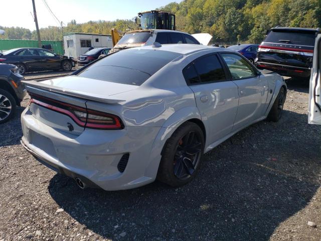 2C3CDXL95LH207265 - 2020 DODGE CHARGER SRT HELLCAT GRAY photo 3