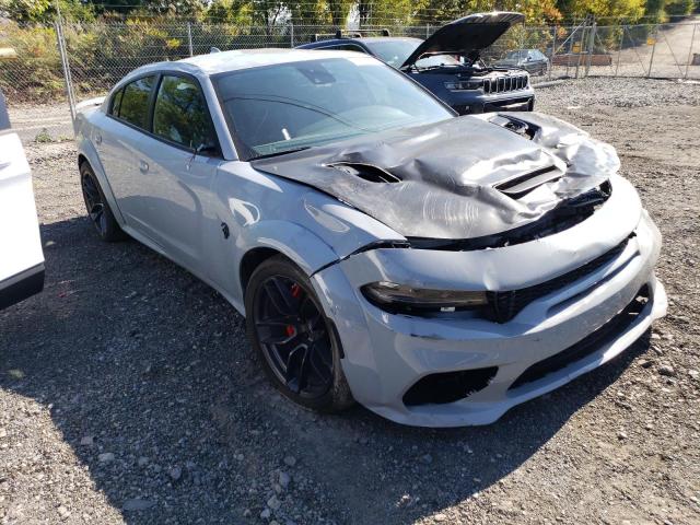 2C3CDXL95LH207265 - 2020 DODGE CHARGER SRT HELLCAT GRAY photo 4