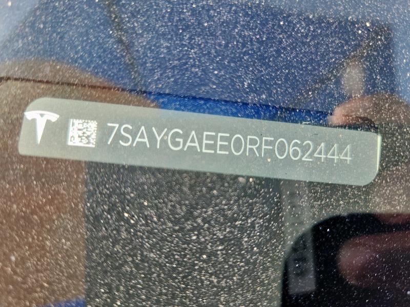 7SAYGAEE0RF062444 - 2024 TESLA MODEL Y 白色 照片 14