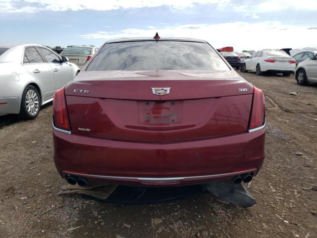 1G6KL5RSXHU192665 - 2017 CADILLAC CT6 PLATINUM MAROON photo 6