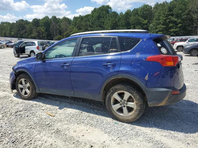 2T3RFREV5FW317517 - 2015 TOYOTA RAV4 XLE BLUE photo 2