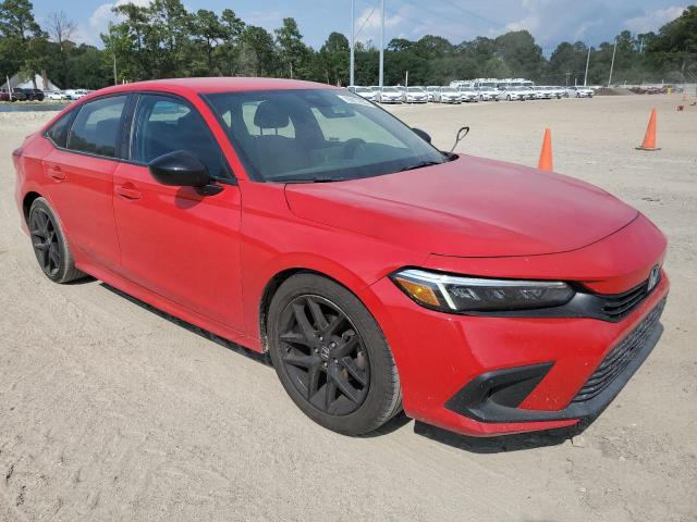 2HGFE2F59NH501726 - 2022 HONDA CIVIC SPORT წითელი ფოტო 4