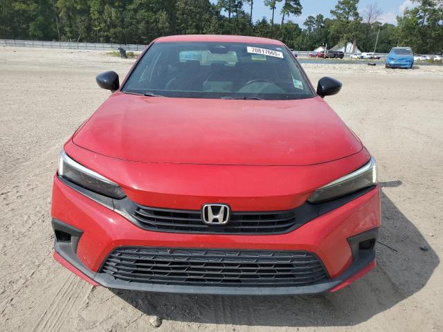 2HGFE2F59NH501726 - 2022 HONDA CIVIC SPORT წითელი ფოტო 5