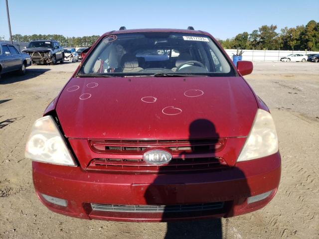 KNDMB233496272347 - 2009 KIA SEDONA EX BURGUNDY photo 5