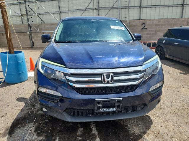 5FNYF6H58HB063347 - 2017 HONDA PILOT EXL BLUE photo 5