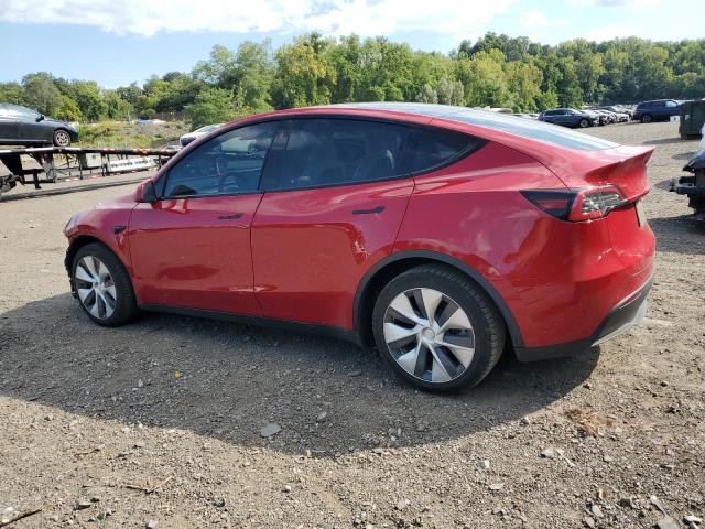 7SAYGDEE0NF313099 - 2022 TESLA MODEL Y RED photo 2