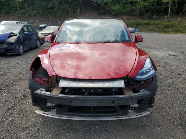 7SAYGDEE0NF313099 - 2022 TESLA MODEL Y RED photo 5