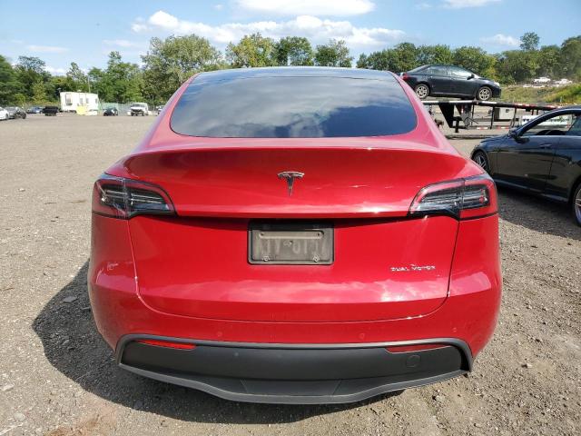 7SAYGDEE0NF313099 - 2022 TESLA MODEL Y RED photo 6