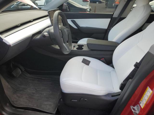 7SAYGDEE0NF313099 - 2022 TESLA MODEL Y RED photo 7