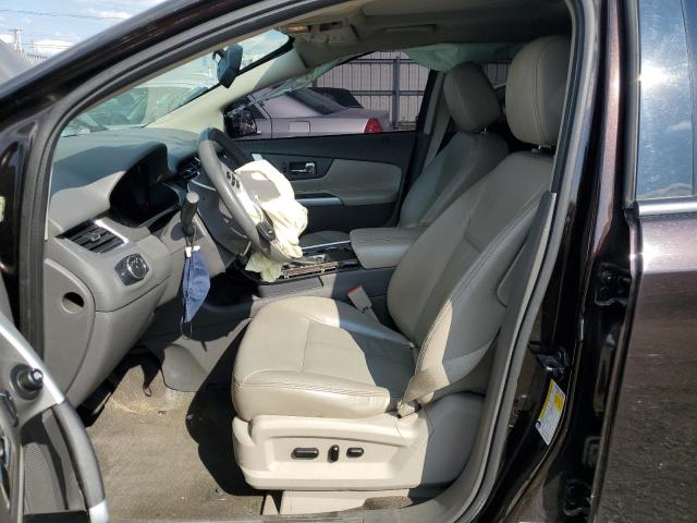 2FMDK3JC1DBB07449 - 2013 FORD EDGE SEL 棕色 照片 7