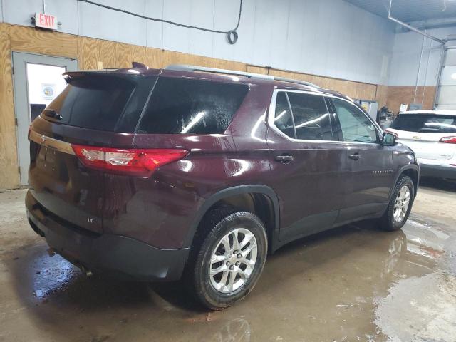 1GNEVGKW5KJ116249 - 2019 CHEVROLET TRAVERSE LT 紫色 照片 3
