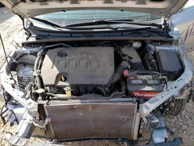 2T1BURHEXFC477101 - 2015 TOYOTA COROLLA L GRAY photo 11