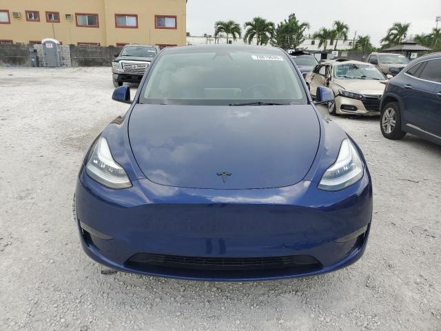 5YJYGDEE8MF253231 - 2021 TESLA MODEL Y Azul foto 5