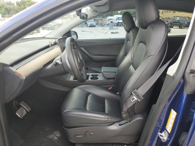 5YJYGDEE8MF253231 - 2021 TESLA MODEL Y Azul foto 7