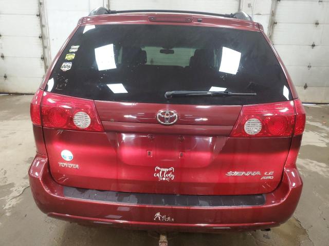 5TDBK23C57S005089 - 2007 TOYOTA SIENNA LE BURGUNDY photo 6