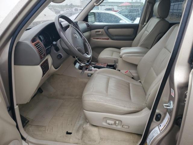 JTEHT05J152075535 - 2005 TOYOTA LAND CRUIS TAN photo 7