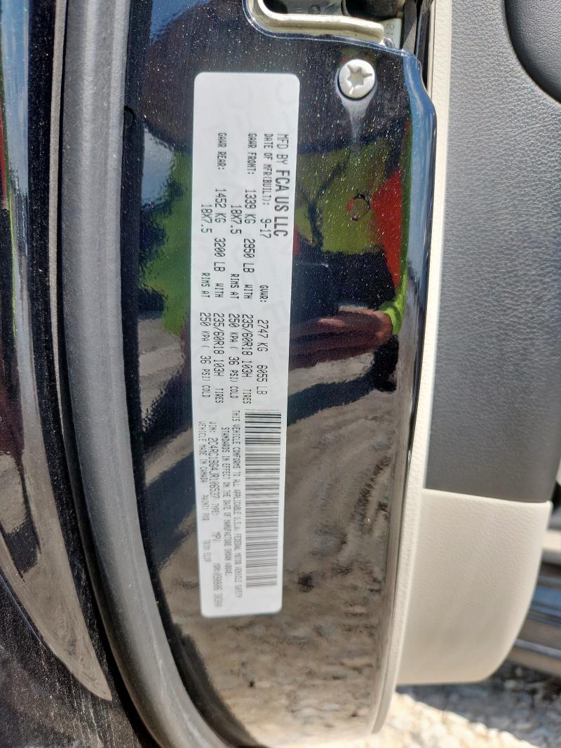 2C4RC1BG4JR106537 - 2018 CHRYSLER PACIFICA TOURING L BLACK photo 13