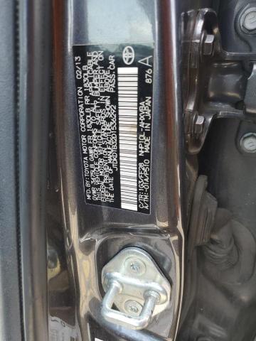 JTDKDTB32D1536292 - 2013 TOYOTA PRIUS C ნაცრისფერი ფოტო 13