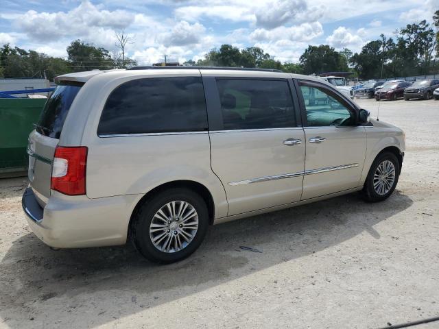 2C4RC1CG1ER228924 - 2014 CHRYSLER TOWN & COU TOURING L TAN photo 3