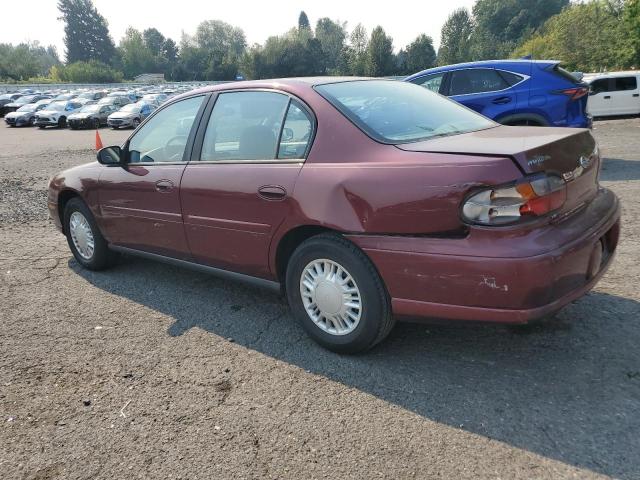 1G1ND52J916238224 - 2001 CHEVROLET MALIBU BURGUNDY photo 2