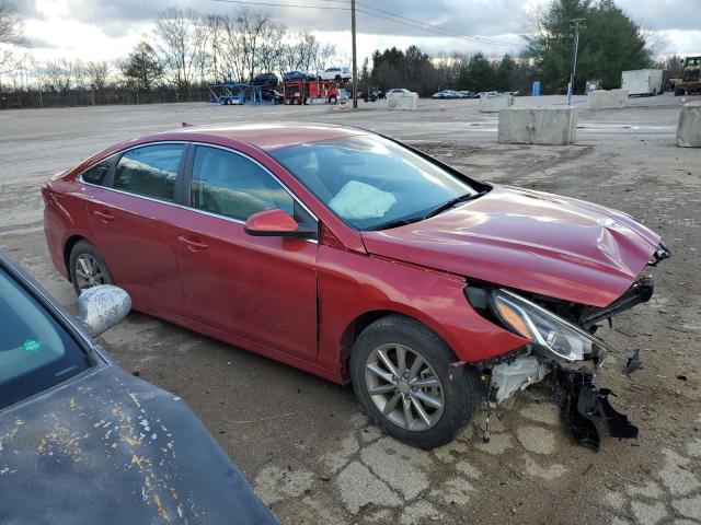 5NPE24AF1JH705193 - 2018 HYUNDAI SONATA SE RED photo 4