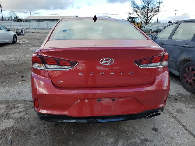 5NPE24AF1JH705193 - 2018 HYUNDAI SONATA SE RED photo 6