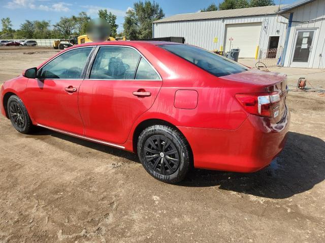 4T4BF1FK6CR218674 - 2012 TOYOTA CAMRY BASE წითელი ფოტო 2
