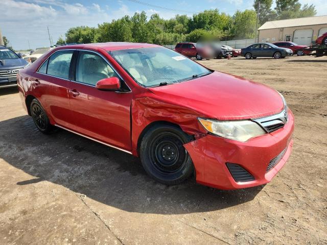 4T4BF1FK6CR218674 - 2012 TOYOTA CAMRY BASE წითელი ფოტო 4